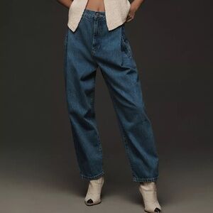Etica relaxed pleated balloon jeans